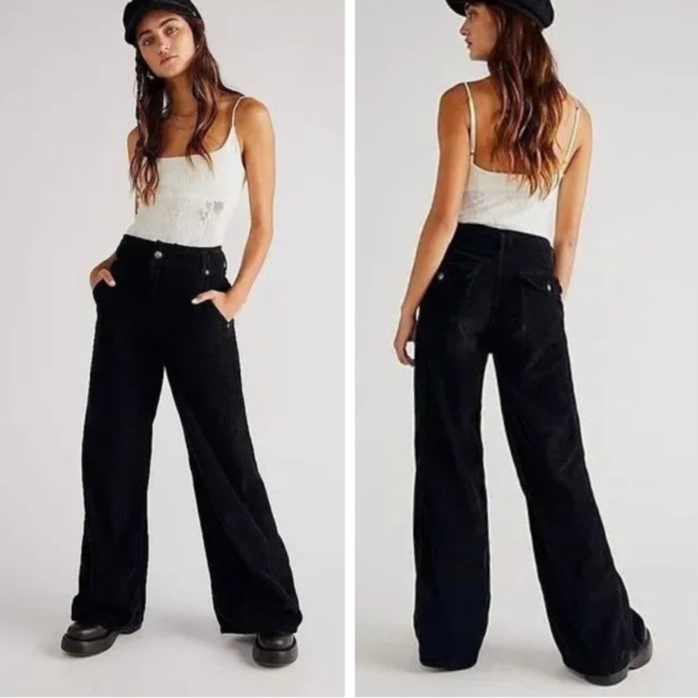 26 🔖 FREE PEOPLE We the Free Harlow Wide Leg Corduroy Pants OB1507028 $148